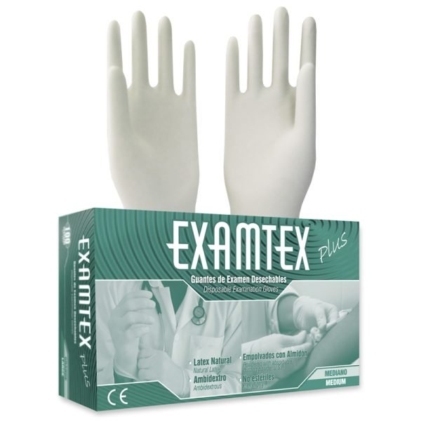 GUANTES DE LATEX CON TALCO